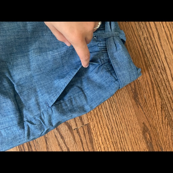 JCrew factory chambray skirt- size L - Picture 3 of 4